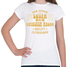 PRINTFASHION Nem vagyok lusta - Női póló - Fehér női póló