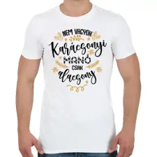 PRINTFASHION Nem vagyok manó - Férfi póló - Fehér férfi póló