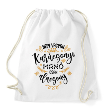 PRINTFASHION Nem vagyok manó - Sportzsák, Tornazsák - Fehér tornazsák