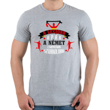 PRINTFASHION Német csapat - Férfi póló - Sport szürke férfi póló