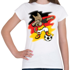PRINTFASHION Német focis ajándék - Női póló - Fehér női póló