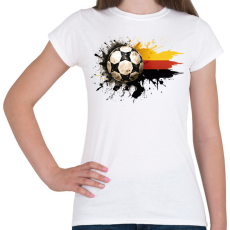 PRINTFASHION Német szurkoló - Női póló - Fehér