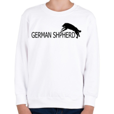 PRINTFASHION Németjuhász doggoo - Gyerek pulóver - Fehér gyerek póló