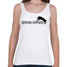 PRINTFASHION Németjuhász doggoo - Női atléta - Fehér