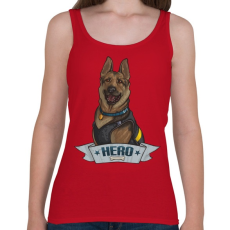 PRINTFASHION Németjuhász - Női atléta - Cseresznyepiros