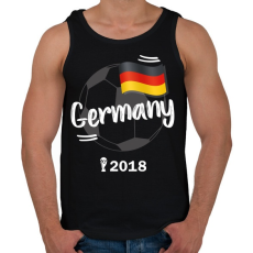 PRINTFASHION Németország - Férfi atléta - Fekete