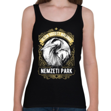 PRINTFASHION Nemzeti Park - Női atléta - Fekete