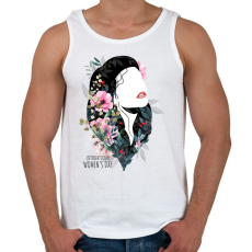 PRINTFASHION Nemzetközi nőnap - Férfi atléta - Fehér