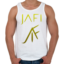 PRINTFASHION neon zöld jafi - Férfi atléta - Fehér atléta, trikó
