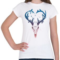PRINTFASHION Neverending love - Női póló - Fehér