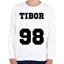 PRINTFASHION Neves mez - Egyedi névvel és számmal  - Gyerek pulóver - Fehér gyerek pulóver, kardigán