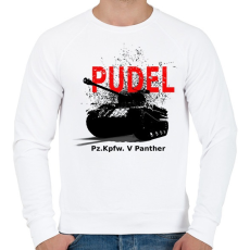 PRINTFASHION Névtelen - Férfi pulóver - Fehér