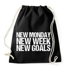 PRINTFASHION New Goals - Sportzsák, Tornazsák - Fekete tornazsák