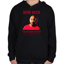 PRINTFASHION new jack - Gyerek kapucnis pulóver - Fekete gyerek pulóver, kardigán