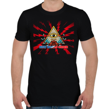 PRINTFASHION NEW WORLD ORDER - Férfi póló - Fekete férfi póló