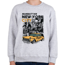 PRINTFASHION New York City - Gyerek pulóver - Sport szürke gyerek pulóver, kardigán