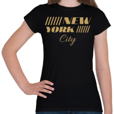 PRINTFASHION New York City  - Női póló - Fekete női póló