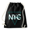 PRINTFASHION New York City  - Sportzsák, Tornazsák - Fekete