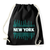 PRINTFASHION New York  - Sportzsák, Tornazsák - Fekete