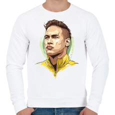 PRINTFASHION Neymar da Silva Santos Júnior - Férfi pulóver - Fehér