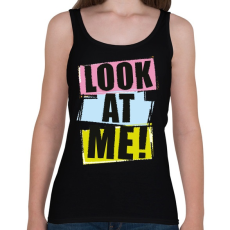 PRINTFASHION Nezz ram! - Női atléta - Fekete