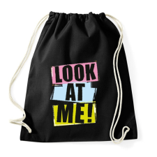 PRINTFASHION Nezz ram! - Sportzsák, Tornazsák - Fekete tornazsák