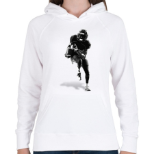 PRINTFASHION NFL Minnesota Vikings - Női kapucnis pulóver - Fehér női pulóver, kardigán