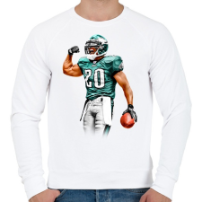 PRINTFASHION NFL Philadelphia Eagles - Férfi pulóver - Fehér férfi pulóver, kardigán