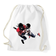 PRINTFASHION NFL Touchdown - Sportzsák, Tornazsák - Fehér tornazsák