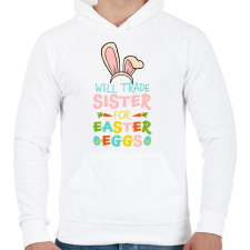 PRINTFASHION Nice deal - Férfi kapucnis pulóver - Fehér férfi pulóver, kardigán