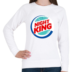 PRINTFASHION Nigh King - Női pulóver - Fehér