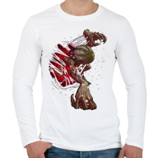 PRINTFASHION NIGHTMARE_GORGON_N1_HD - Férfi hosszú ujjú póló - Fehér