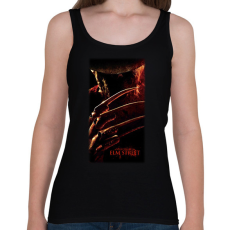 PRINTFASHION Nightmare on Elm street - Női atléta - Fekete