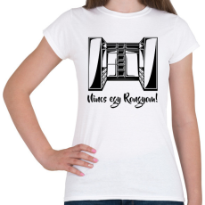 PRINTFASHION Nincs egy rongyom! - Női póló - Fehér