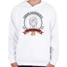 PRINTFASHION Nincs karácsony Kevin nélkül - Gyerek kapucnis pulóver - Fehér gyerek pulóver, kardigán