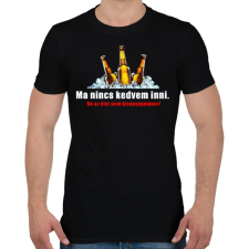 PRINTFASHION Nincs kedvem inni - Férfi póló - Fekete férfi póló