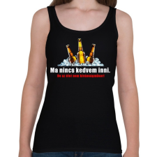 PRINTFASHION Nincs kedvem inni - Női atléta - Fekete női trikó