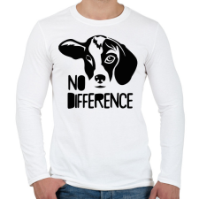 PRINTFASHION Nincs különbség - Férfi hosszú ujjú póló - Fehér férfi póló
