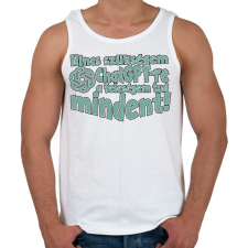 PRINTFASHION Nincs szükségem chat gptre a feleségem tud mindent - Férfi atléta - Fehér atléta, trikó