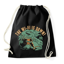 PRINTFASHION Nincs wifi - Sportzsák, Tornazsák - Fekete tornazsák