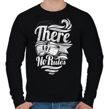 PRINTFASHION Nincsenek szabályok - Férfi pulóver - Fekete férfi pulóver, kardigán