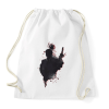 PRINTFASHION Ninja árnyékharcos - Sportzsák, Tornazsák - Fehér
