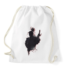PRINTFASHION Ninja árnyékharcos - Sportzsák, Tornazsák - Fehér tornazsák