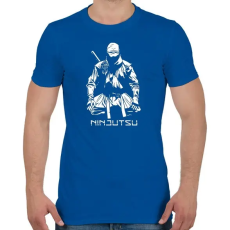 PRINTFASHION Ninja - Férfi póló - Királykék