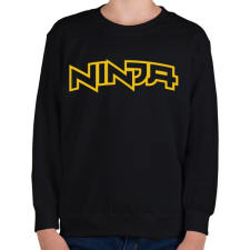PRINTFASHION Ninja - Gyerek pulóver - Fekete gyerek pulóver, kardigán