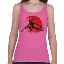 PRINTFASHION Ninja - Női atléta - Rózsaszín női trikó
