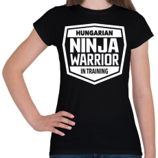 PRINTFASHION Ninja Warrior - Női póló - Fekete