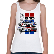 PRINTFASHION Nissan Datsun 510 - Női atléta - Fehér