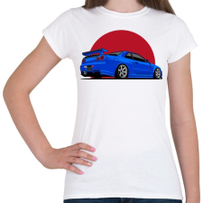 PRINTFASHION Nissan GT-R - Női póló - Fehér női póló