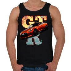 PRINTFASHION nissan gtr - Férfi atléta - Fekete